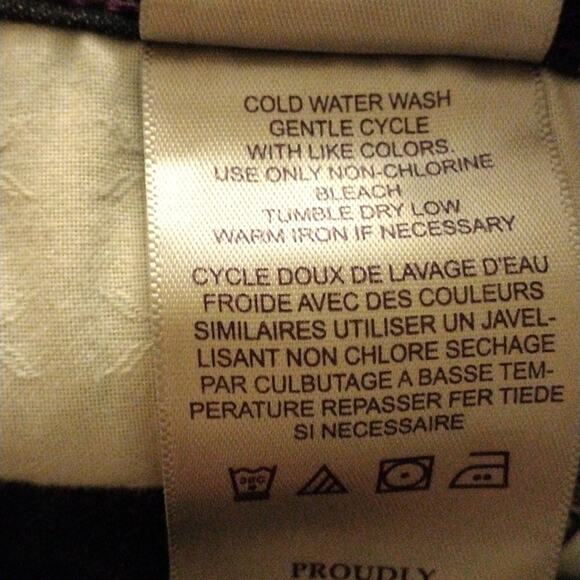 NYDJ jeans Women's Sz 8 Dark Blue Straight Leg Stretch Lift Tuck Casual Glam - Picture 8 of 11